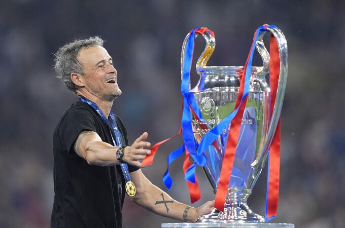 Fútbol/Champions.- Luis Enrique: "Le daría el Balón de Oro a Dembélé por cómo ha defendido en esta final"