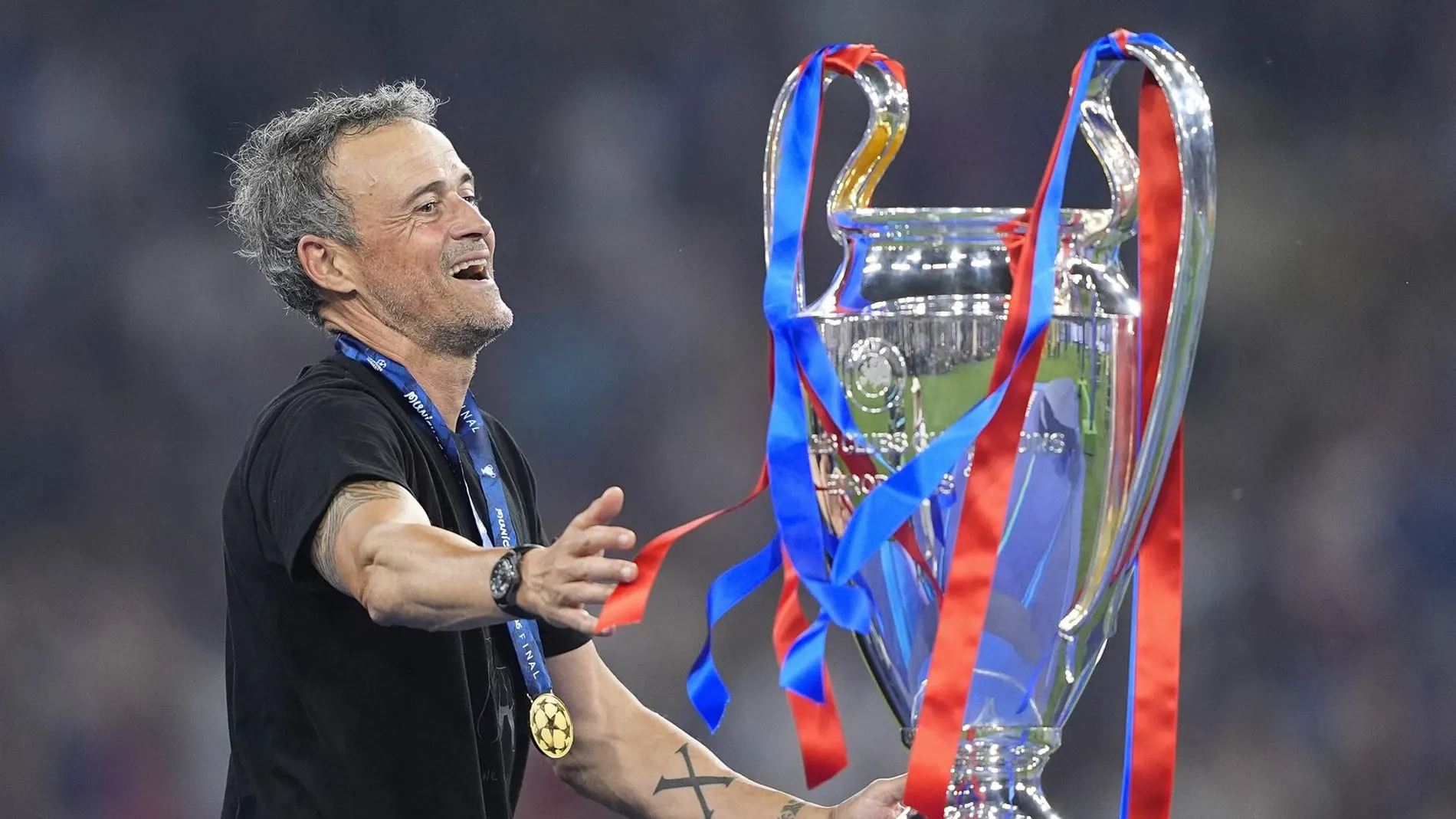 Fútbol/Champions.- Luis Enrique: "Le daría el Balón de Oro a Dembélé por cómo ha defendido en esta final"