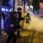 PSG fans celebrate UEFA Champions League win Paris