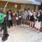 Ensayo de ‘El sombrero de tres picos’ por parte del grupo de teatro de Aspanias Burgos