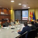 Comisión Mixta de Transferencias presidida por el director de Administración Local, Emilio Arroita