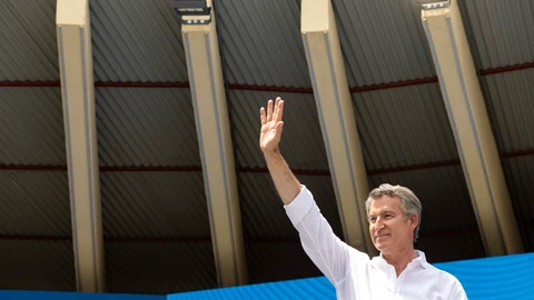 Acto del PP por los 2 años de Gobierno en Madrid con la intervenciones de Almeida, Ayuso y Feijoó.