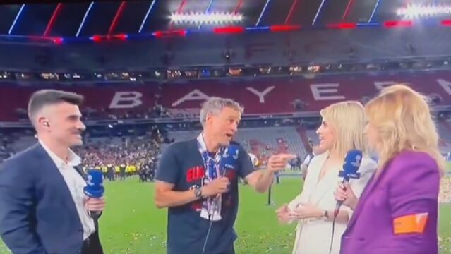 El incómodo momento entre el técnico y la periodista