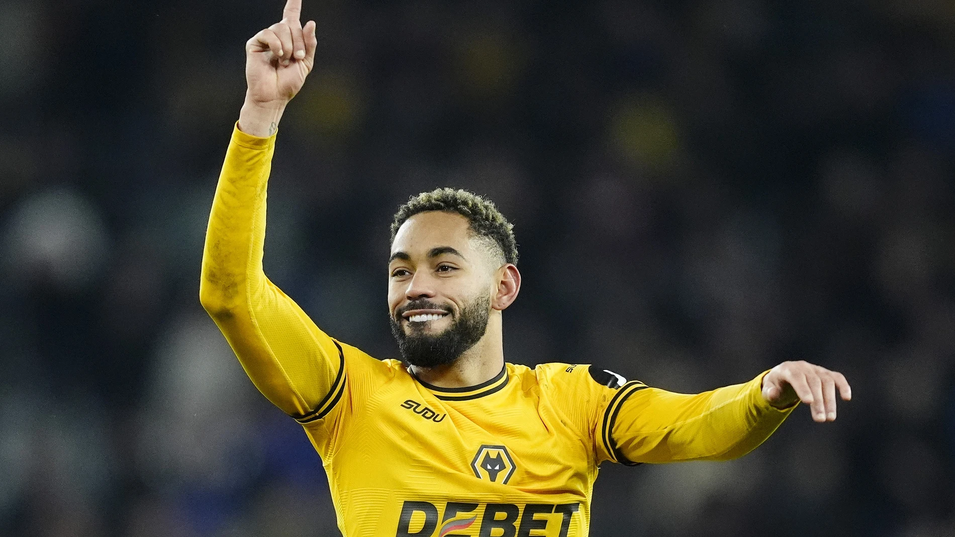 (Foto de ARCHIVO) FILED - 01 February 2025, United Kingdom, Wolverhampton: Matheus Cunha reacts during the England Premier League soccer match between Wolverhampton Wanderers F.C. and Aston Villa at Molineux Stadium. Manchester United have reached agreement with Wolves for the signing of Matheus Cunha. Photo: Nick Potts/PA Wire/dpa 01/02/2025 ONLY FOR USE IN SPAIN