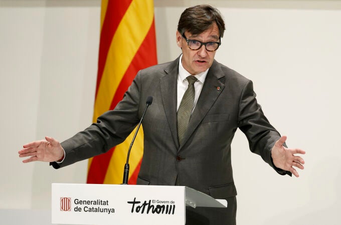 El presidente de la Generalitat de Cataluña, Salvador Illa