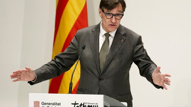 El presidente de la Generalitat de Cataluña, Salvador Illa