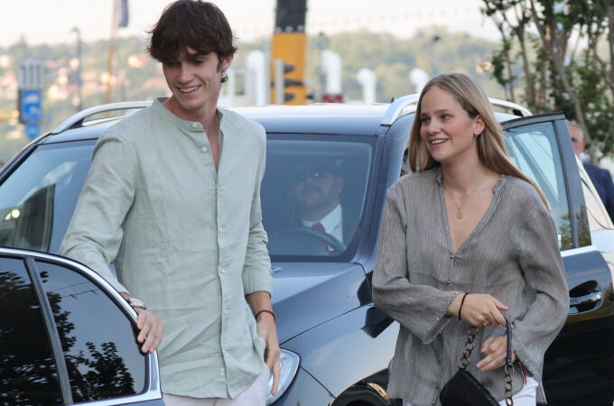 Irene Urdangarin con Pablo Urdangarin en Ginebra.
