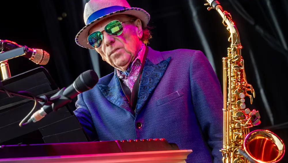 Van Morrison actúa en las Noches del Botánico de Madrid