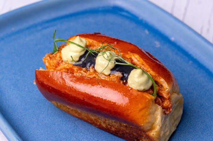 Ikili presentó un pan brioche con txangurro