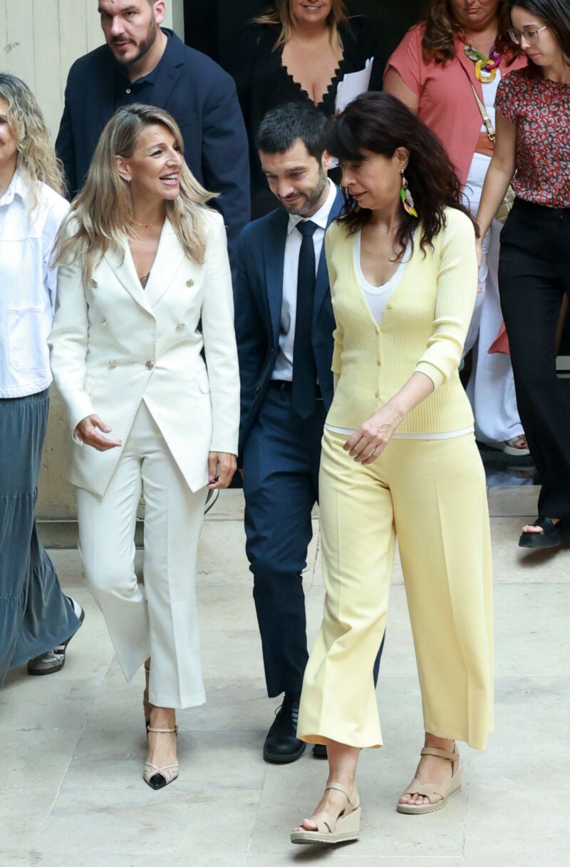 El look de Yolanda Díaz.