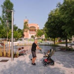 Esta es la nueva imagen de la plaza de San Cristóbal, en Ciudad Pegaso