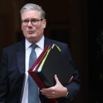 British Prime Minister Keir Starmer leaves for Prime Minister's Questions