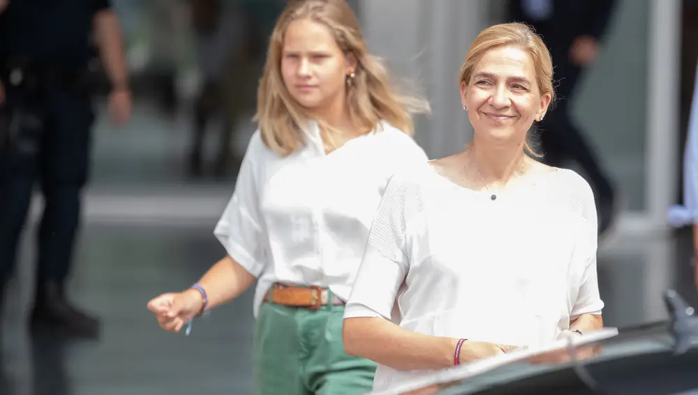 Irene Urdangarin y la Infanta Cristina.