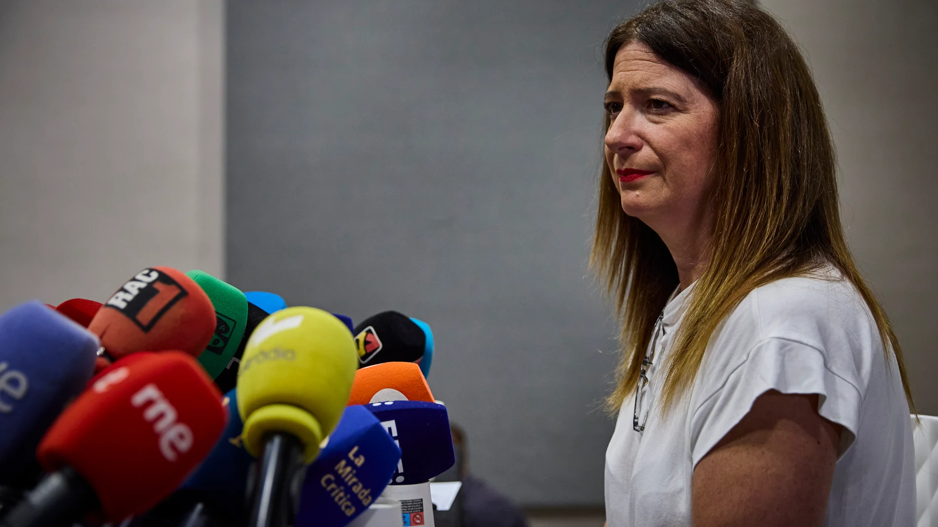 La exmilitante socialista Leire Díez, que aparece en diversos audios haciendo gestiones contra mandos de la Unidad Central Operativa (UCO) de la Guardia Civil, ha comparecido este miércoles desde el Hotel Novotel de Madrid, donde había convocado a la prensa después de haberse reunido este martes en Ferraz con el jefe de los servicios jurídicos del PSOE y haberse dado de baja como afiliada del PSOE. En medio de la comparecencia ha irrumpido por sorpresa Aldama, el presunto comisionista del cas...