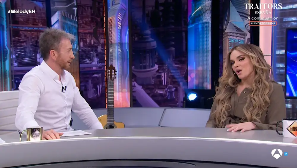 Captura de Melody y Pablo Motos en 'El Hormiguero'