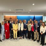 Los representantes políticos de Málaga, en Bruselas
