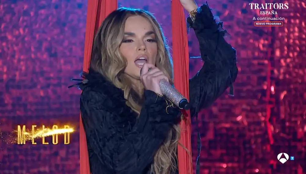 Captura de Melody durante su actuación en 'El Hormiguero'