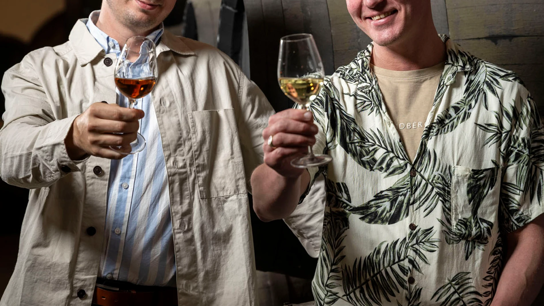 El chef Emil Rask Bahr y el sumiller Andreas Kobs Laursen