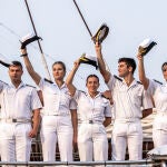 Llegada del buque Juan Sebastián Elcano a Nueva York 