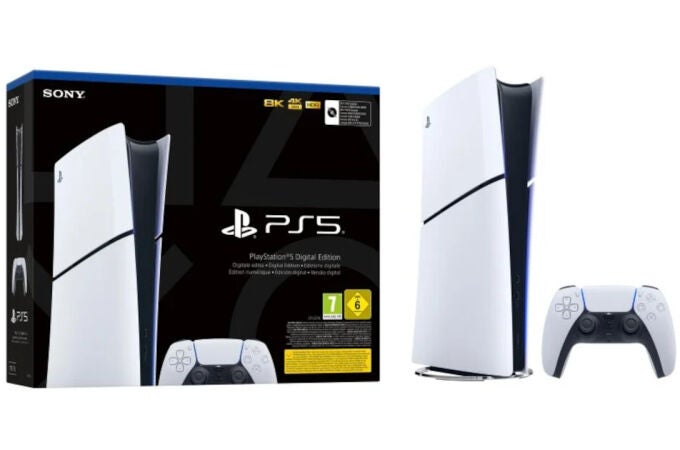 La PS5 Slim Digital es una consola lista para jugar nada más sacarla de la caja, con un mando incluido y 1 TB de almacenamiento