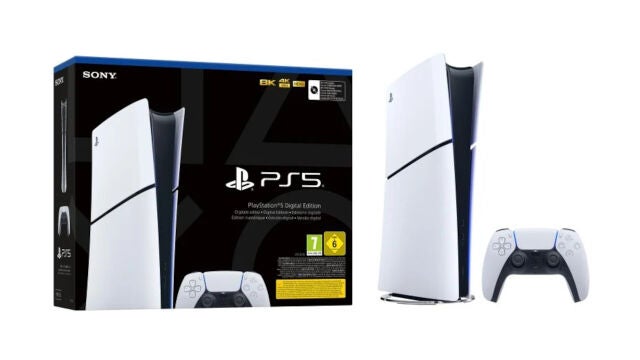 La PS5 Slim Digital es una consola lista para jugar nada más sacarla de la caja, con un mando incluido y 1 TB de almacenamiento