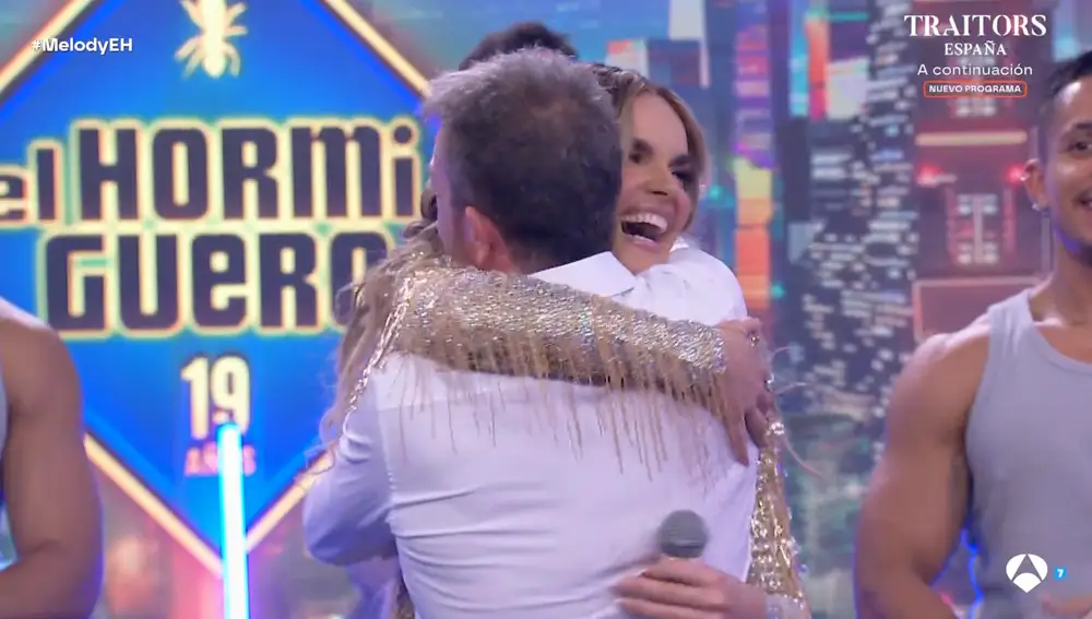 Captura de Melody y Pablo Motos en 'El Hormiguero'
