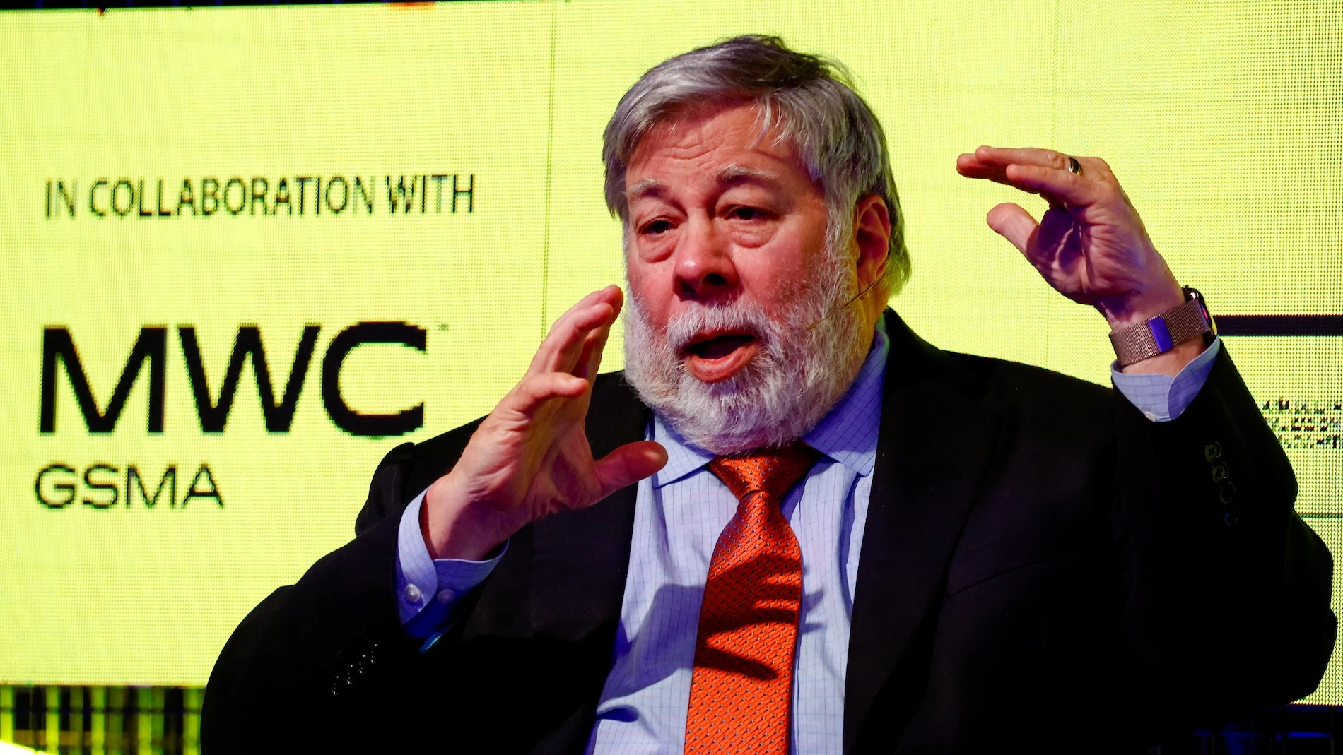 Steve Wozniak da una ponencia en el Mobile World Congress