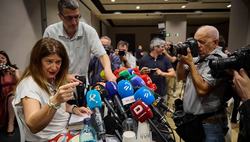 La exmilitante socialista Leire Díez, que aparece en diversos audios haciendo gestiones contra mandos de la Un