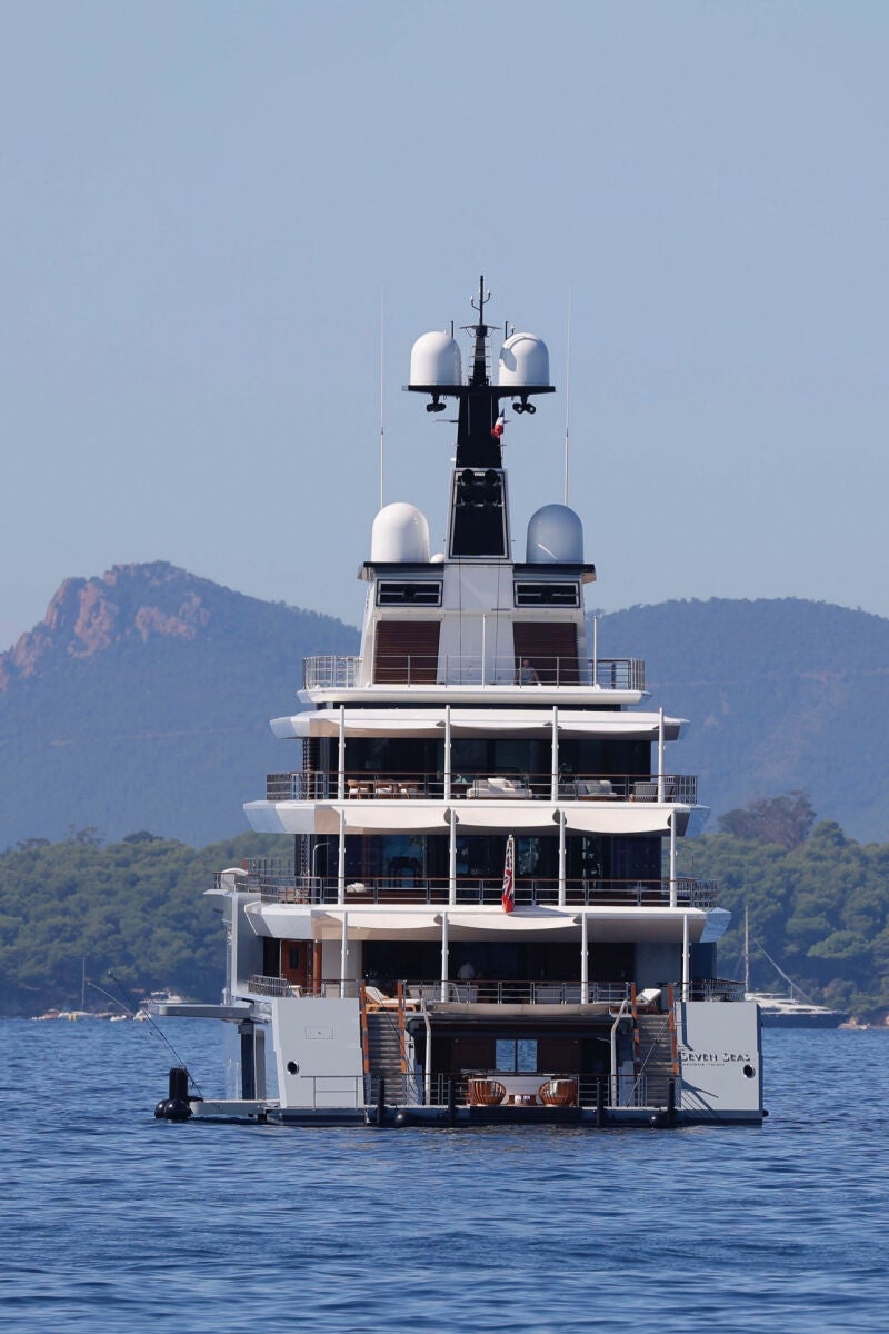 El yate de megalujo de Steven Spielberg, 'Seven Seas'