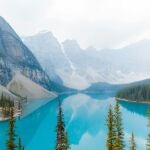 Imagen de archivo lago en el continente americano