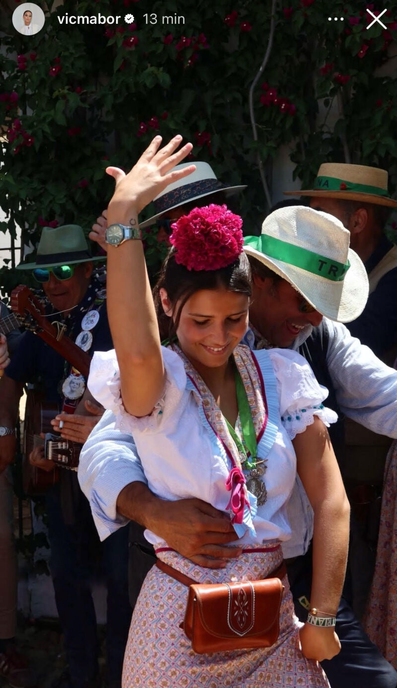 El look de Tana Rivera en El Rocío.