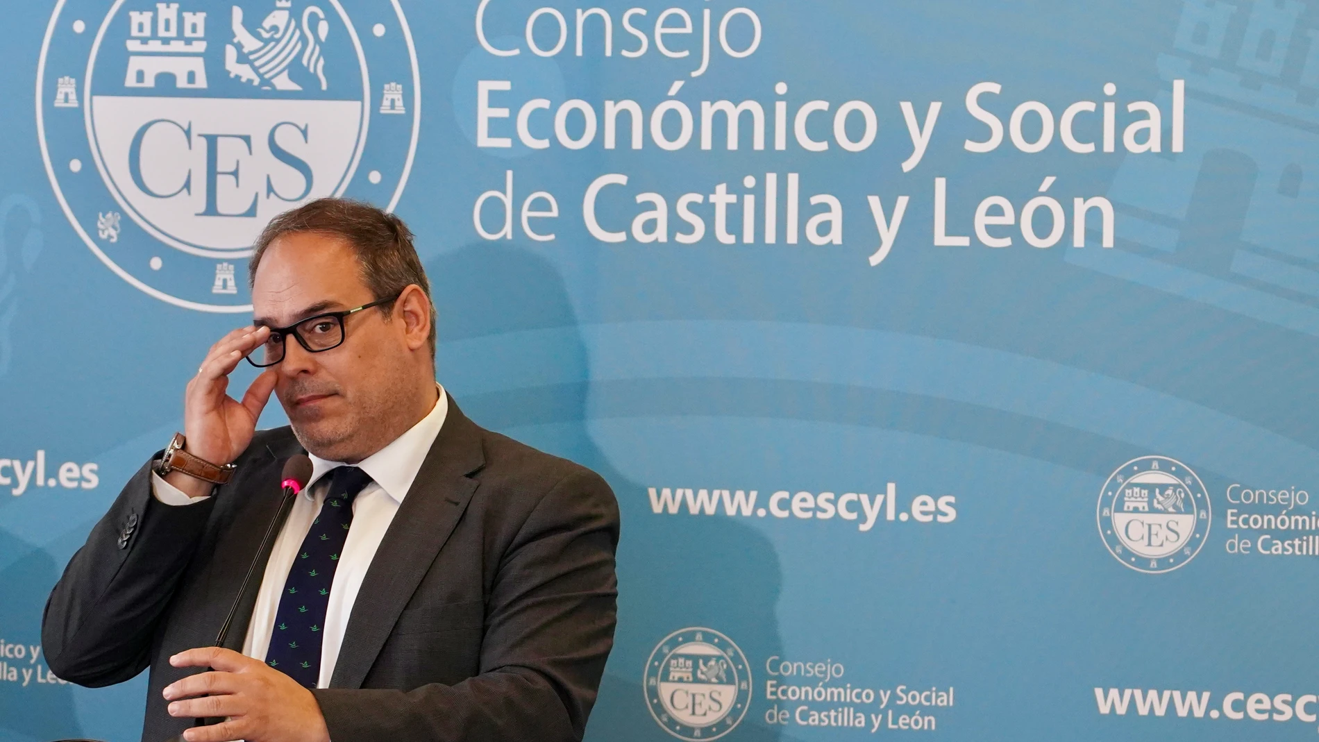 El comisionado del Gobierno de España para el Corredor Atlántico, José Antonio Sebastián, antes de la sesión sobre el Corredor Atlántico que se celebra dentro del programa ‘Audiencias activas del Consejo Económico y Social’ (Audaces)