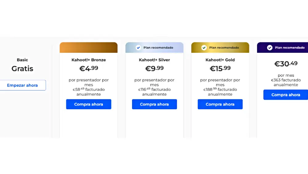 Oferta de planes