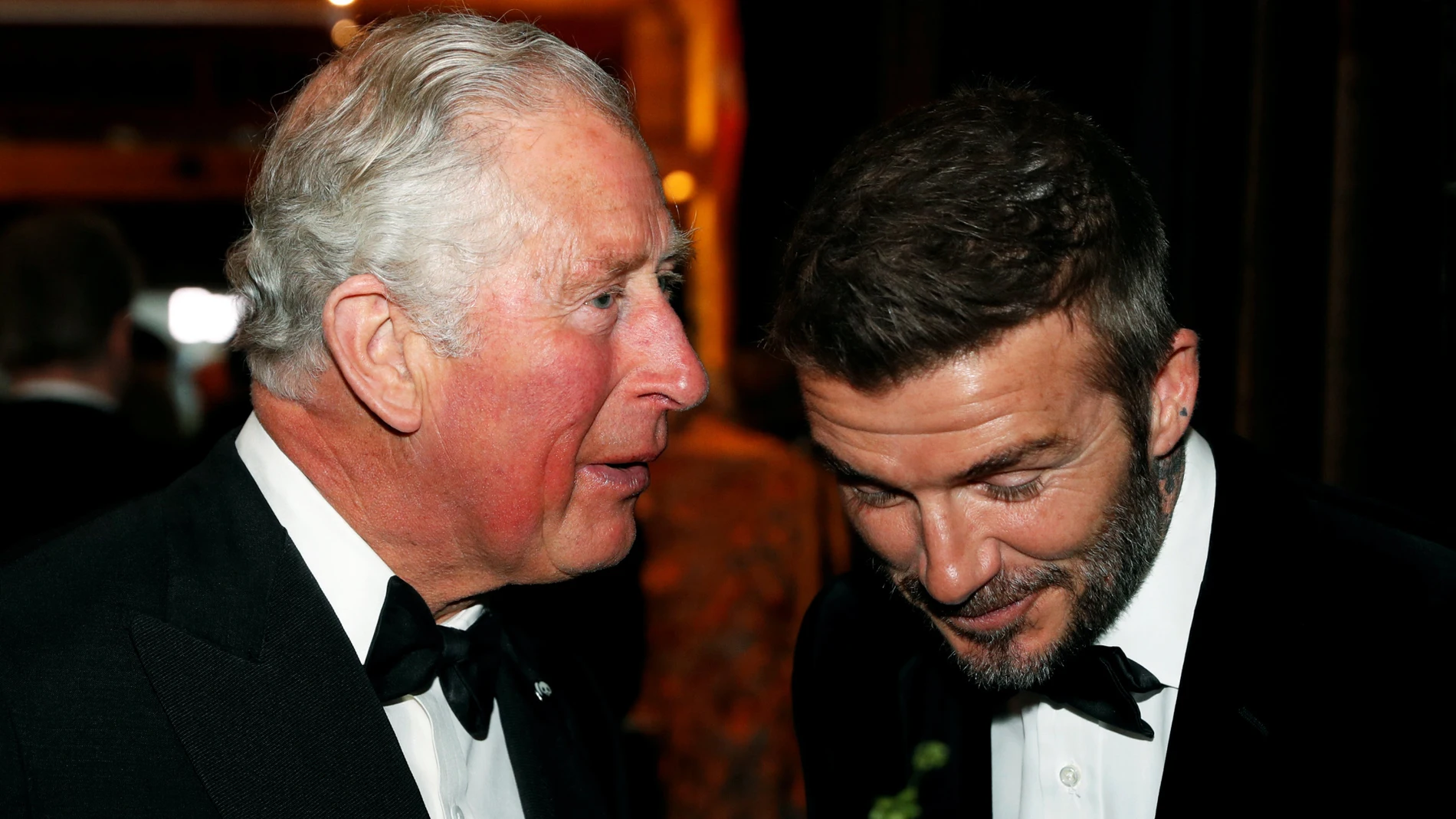 El Rey Carlos III y David Beckham
