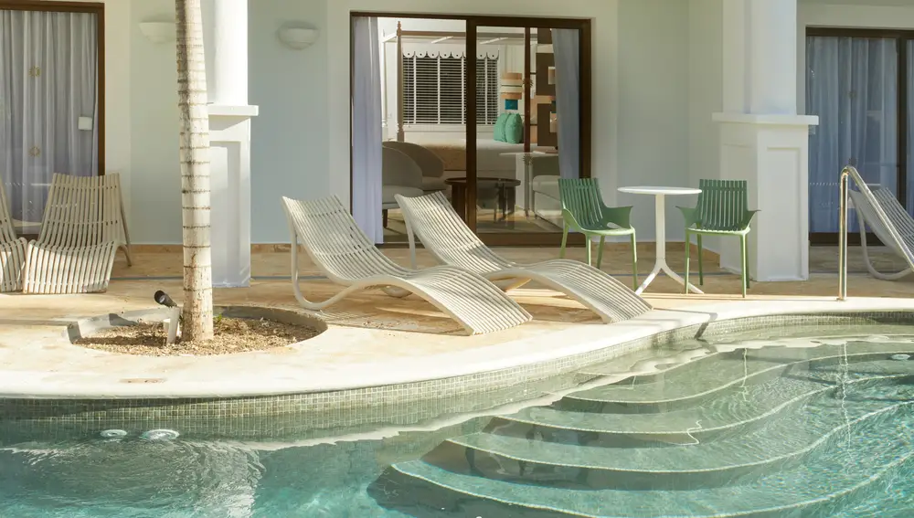 Habitaciones con piscina privada en el Bahía Príncipe Luxury Esmeralda, en República Dominicana