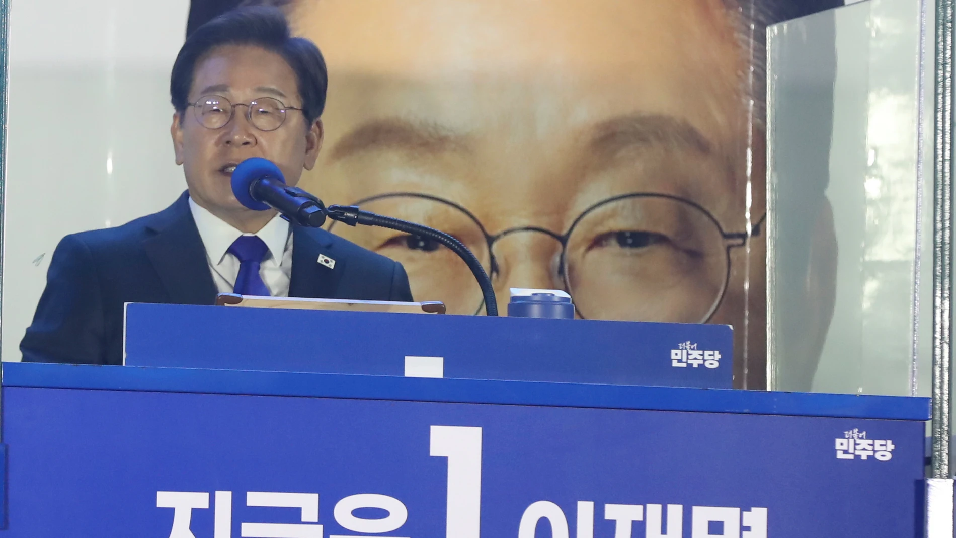 SEOUL, June 4, 2025 -- Lee Jae-myung speaks at the National Assembly in Seoul, South Korea, on June 4, 2025. Lee Jae-myung of South Korea's majority liberal Democratic Party was elected president, the ongoing vote count by the National Election Commission showed on Wednesday. Europa Press/Contacto/Yao Qilin 03/06/2025 ONLY FOR USE IN SPAIN