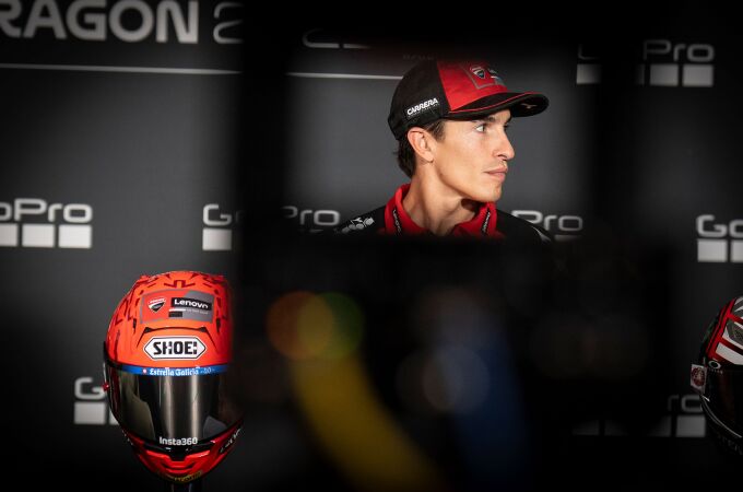 Marc Márquez, en el circuito de Motorland