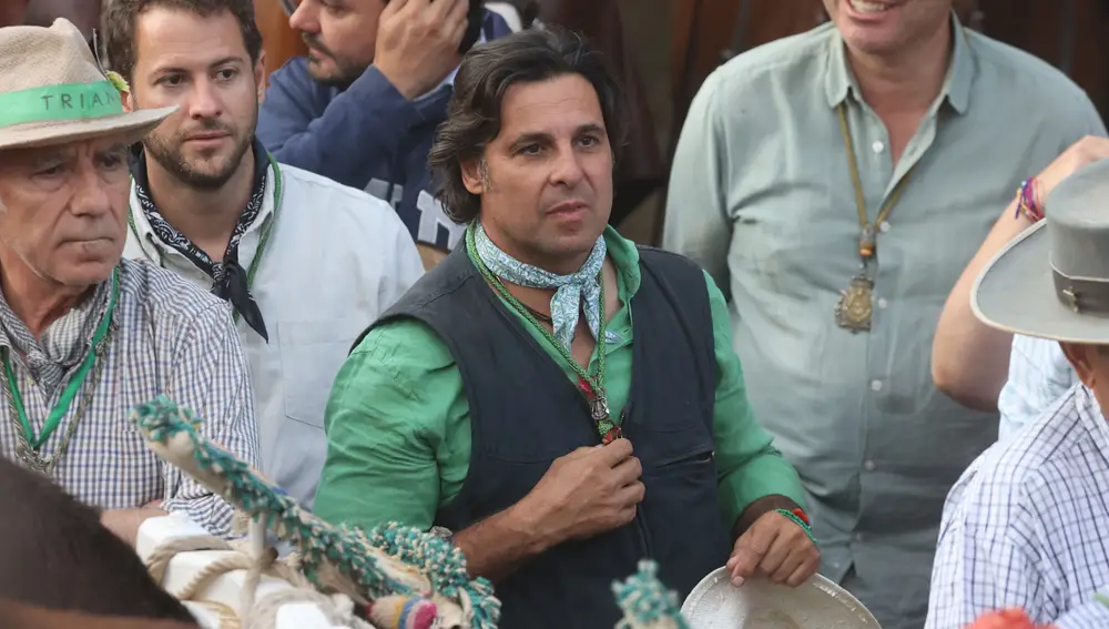 Francisco Rivera, en el bautizo de Victoria Federica en El Rocío