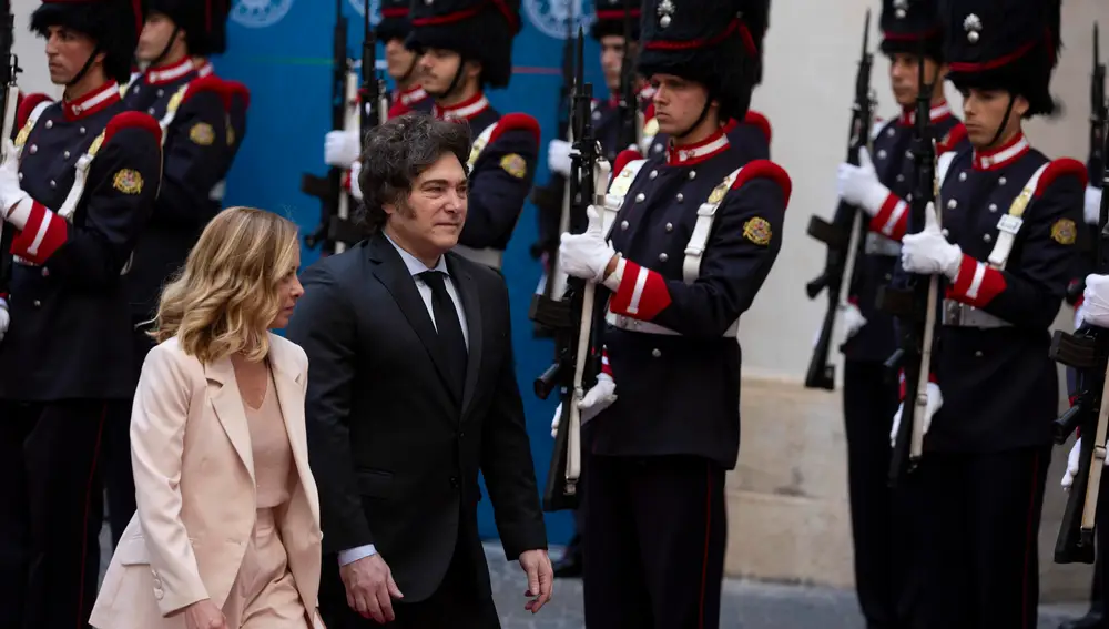 Argentina's President Javier Milei visits Rome