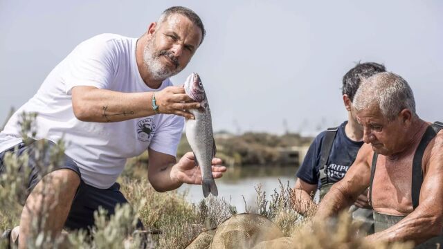 Ángel León en la Bahía de Cádiz