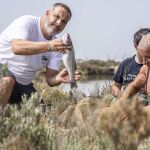 Ángel León en la Bahía de Cádiz