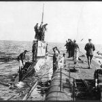 Submarino alemán tipo UB-I (a veces UB-1), el más letal de la guerra, pues hundió 220 buques mercantes con un total de 505 121 toneladas