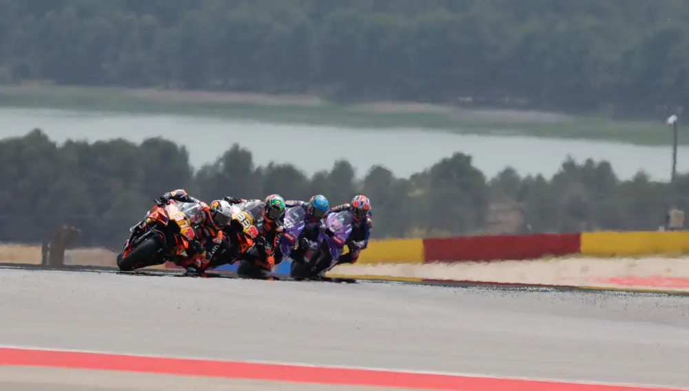 Entrenamientos libres de MotoGP para el Gran Premio de Aragón de Motociclismo