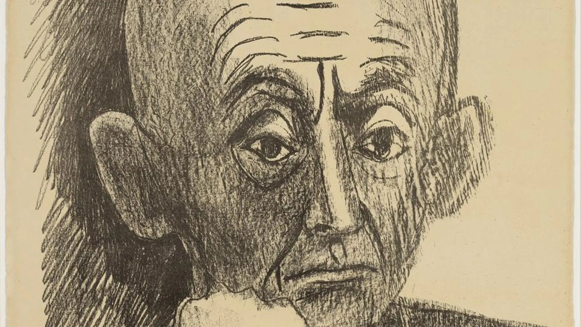 Retrato de D. H. Kahnweiler. II, pintado por Pablo Picasso en 1957, en Cannes