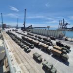 Más de 450 militares y 130 vehículos inician la fase de proyección del despliegue