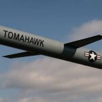 Recreación de un misil Tomahawk que emplea INS. 