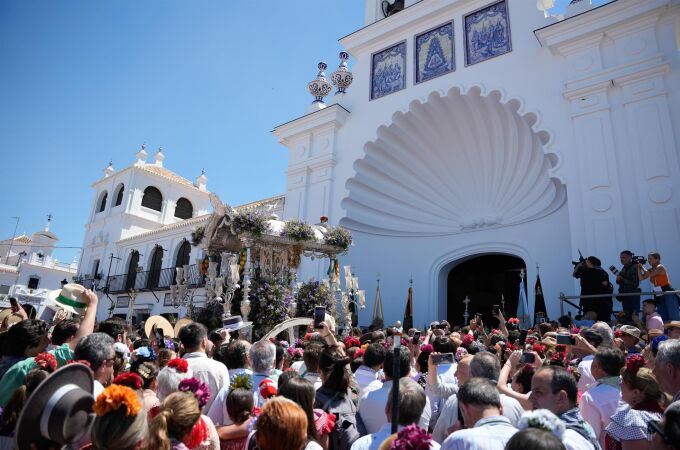 La aldea del Rocío, en Almonte