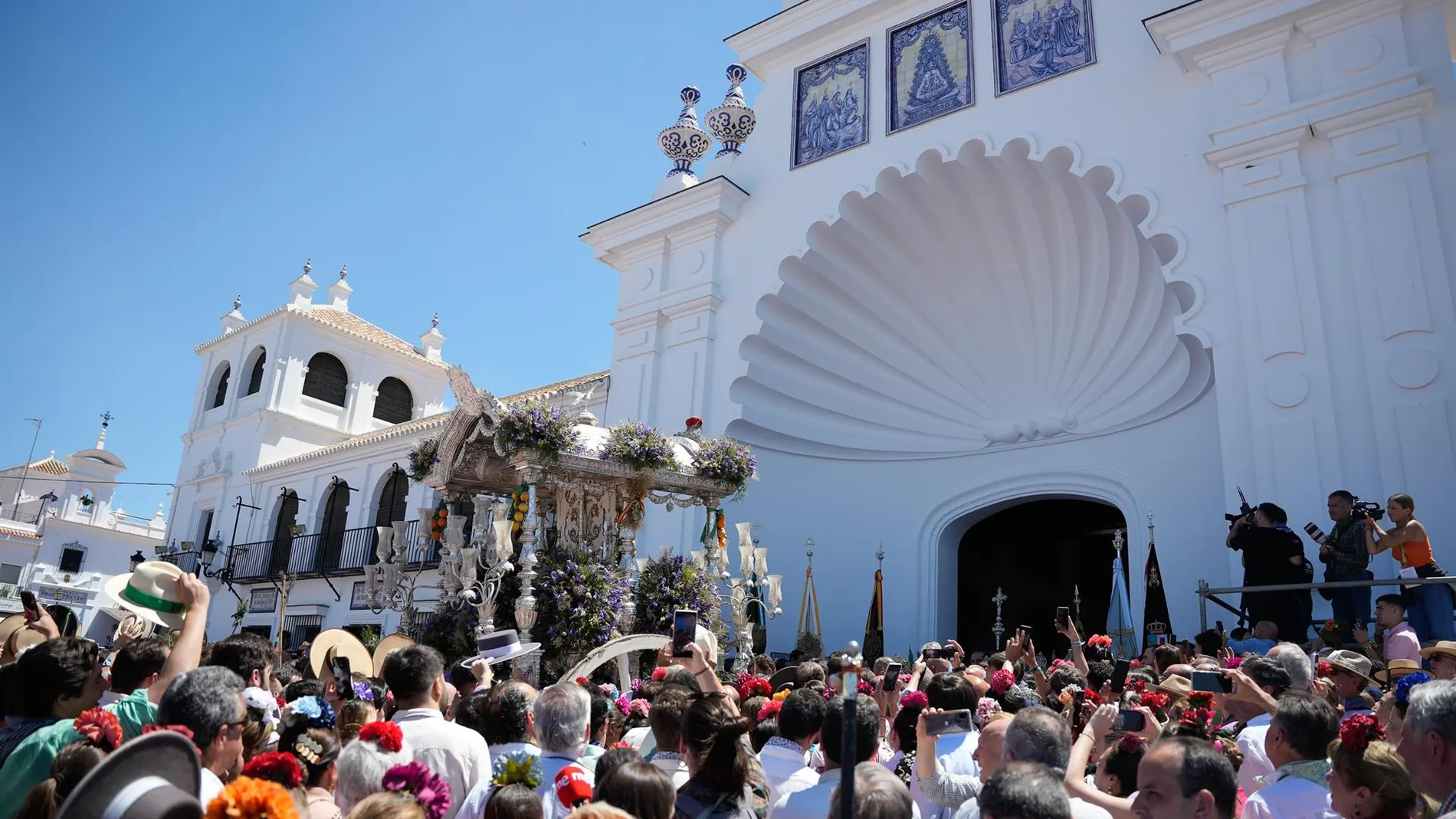 La aldea del Rocío, en Almonte