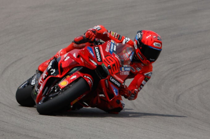 Entrenamientos libres de MotoGP para el Gran Premio de Aragón de Motociclismo