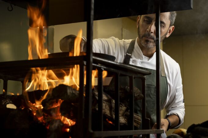 Lucas Bustos juega con fuego en Gurisa, restaurante situado en el 31 de la calle Zurbano